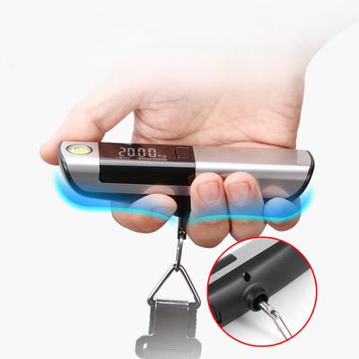 Portable Electronic Scale, Household Small 50kg, Portable Mini Spring Hook Weighing, High-Precision Luggage Weighing Device