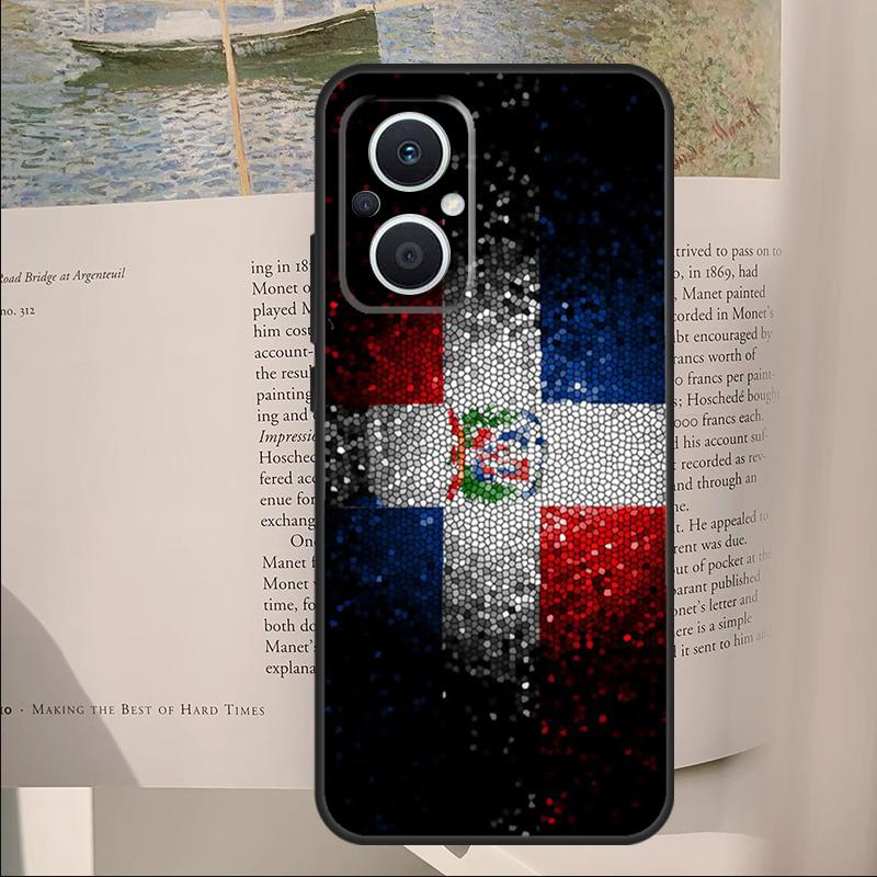 Dominican Republic Flag Cover For OPPO Reno 10 12 13 14 Pro 11 F 12F 13F 14F 7 8 Lite OPPO Find X9 X6 X5 X8 Pro Case