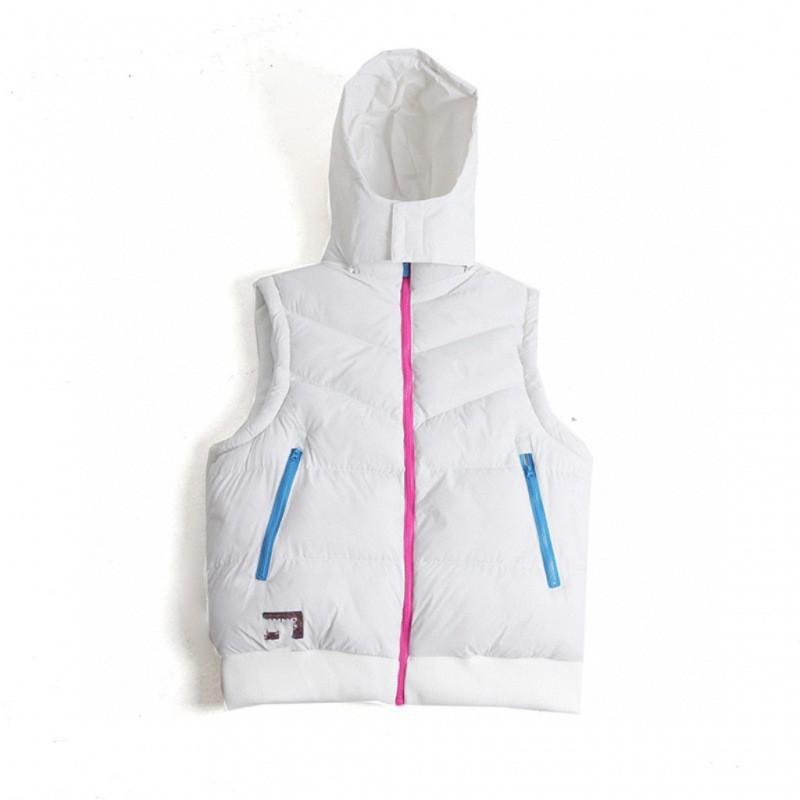 Reversible Puffer Vest Men Women Teens Lightweight Warm Sleeveless Jacket 1137