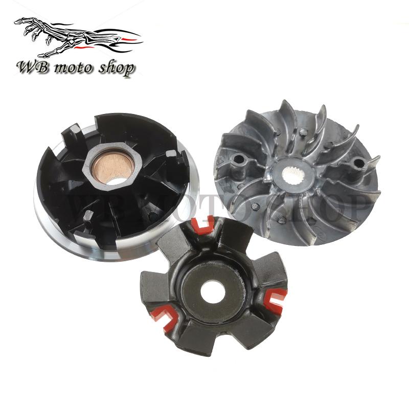 koso High Performance Variator Set with Copper Rollers For Most Chinese 125 150cc GY6 Scooter 152QMI 157QMJ QJ Spare Part