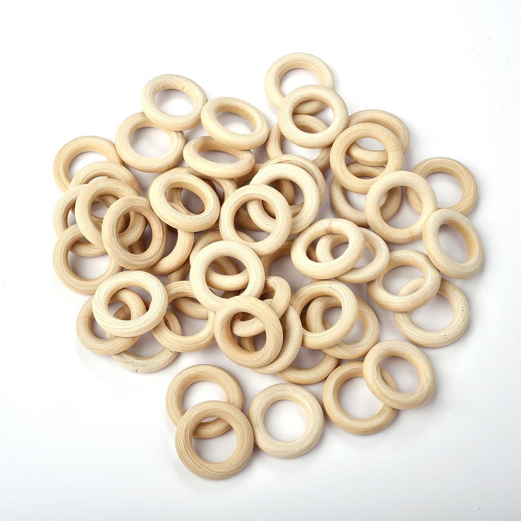 Cerc de inel din lemn, din lemn natural, decorare artizanală, pentru copii, rozătoare, inel de dentiție, jucărie Montessori, accesorii, ornamente
