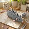 Portable Flower Branch Rat Pencil Pouch Large Capacity Stationery Pouch  Office Supplies