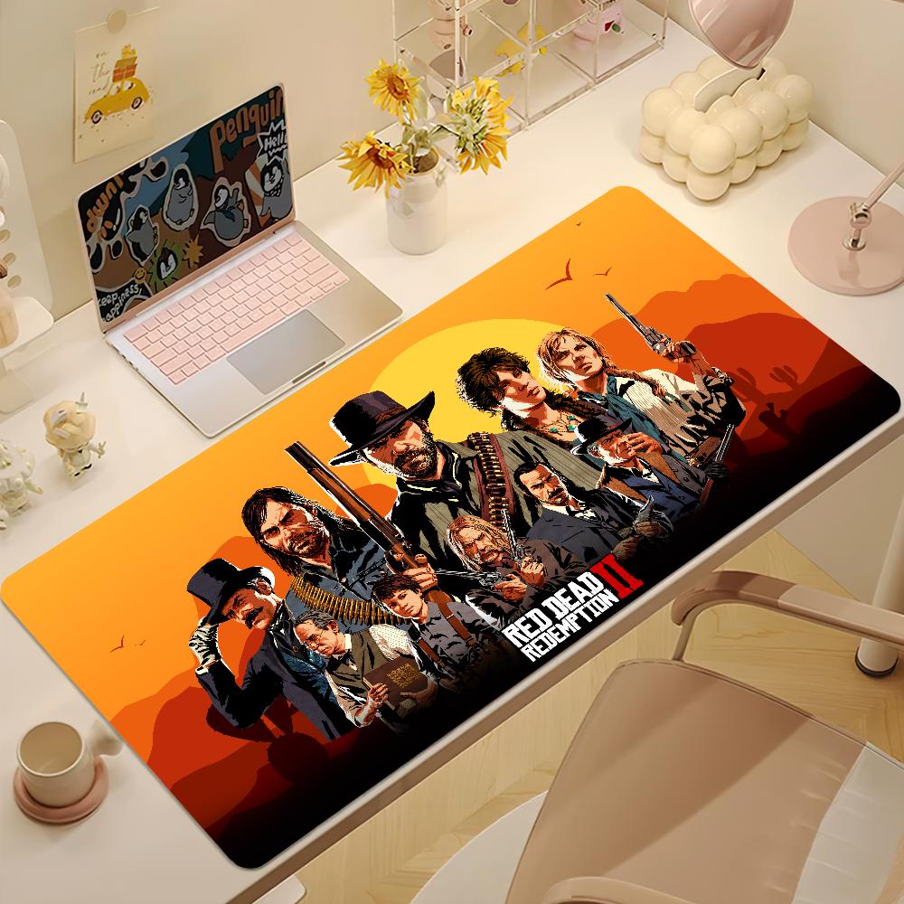 Red Dead RRedemption 2 Mouse Pad NonSlip Thickened Mousepad Large Writing Lockedge Gaming Cushion Office Student
