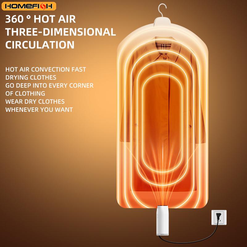 Portable Home Use Mini Dryer Student Dormitory Warm Quilt Shoe Drying Desktop Heater New Model Compact Size Clothes Dryer