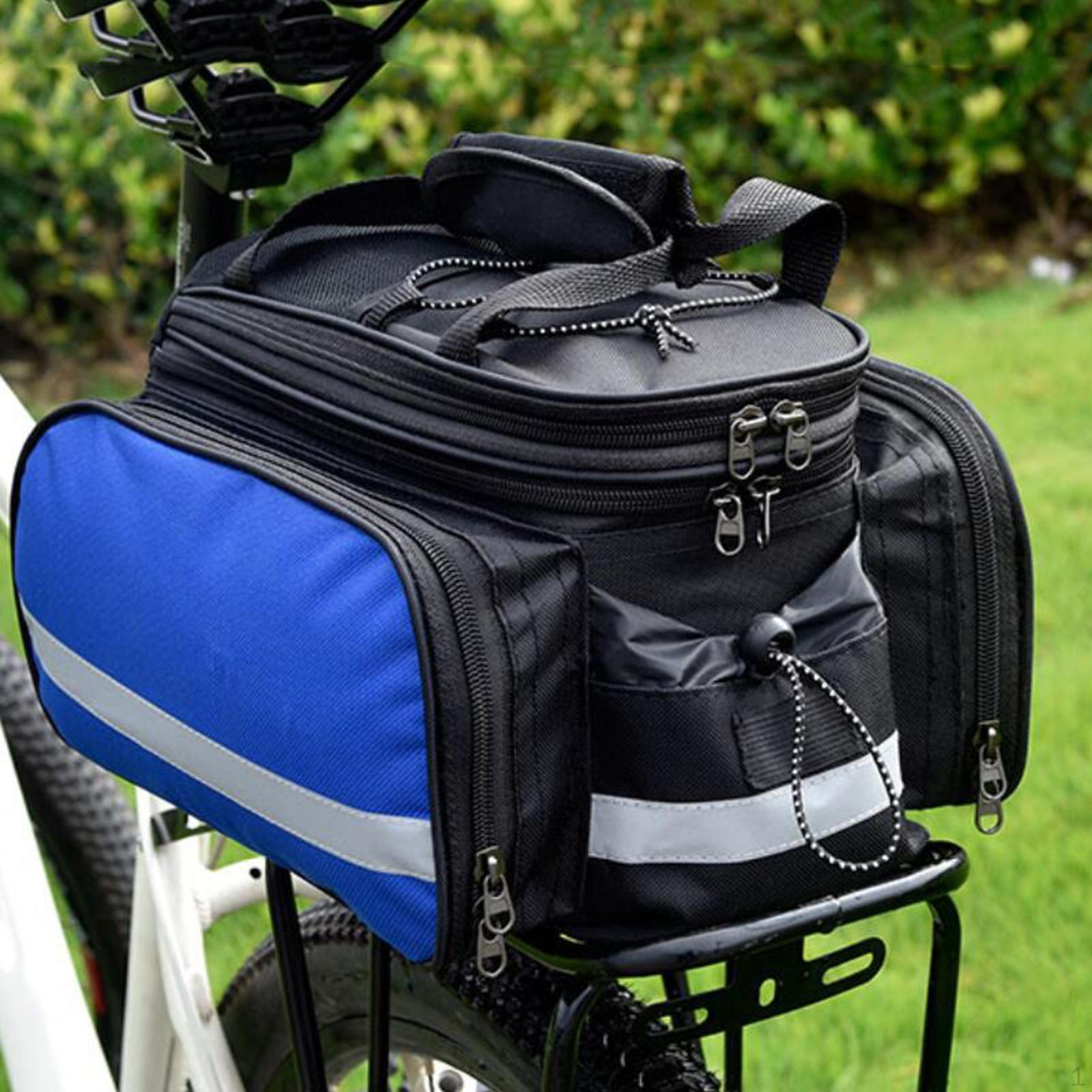 Bags Waterproof Bag Saddle Large Capacity 27L Rear Pannier with Rain Cover And