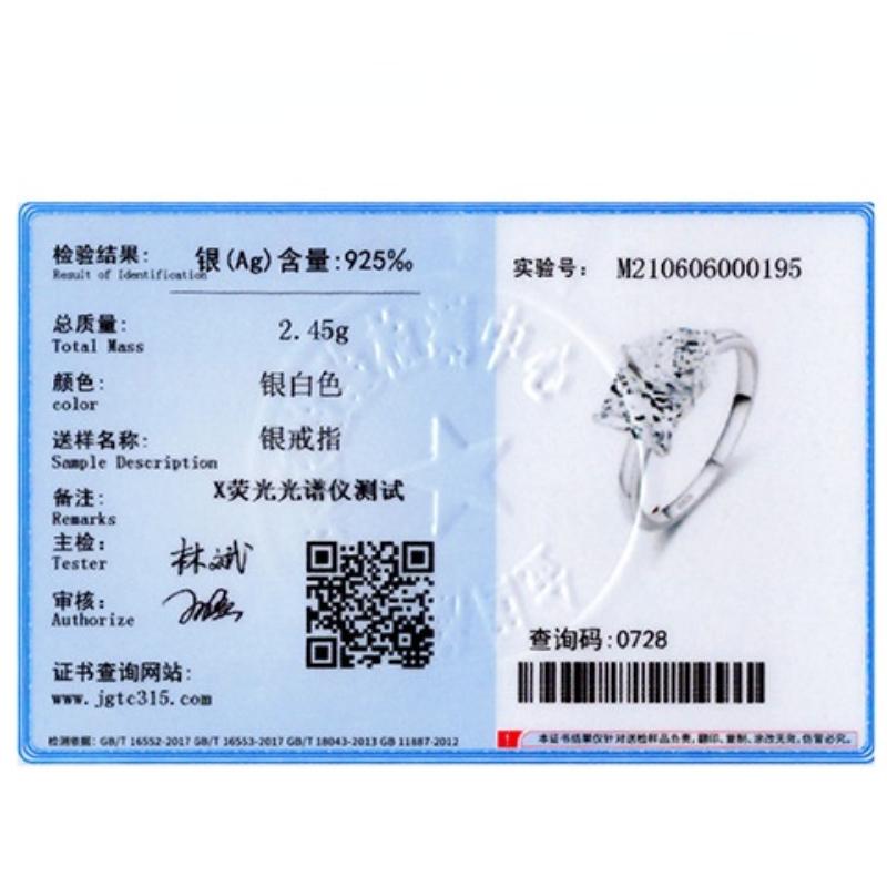 Tancise Classic 925 Sterling Silver Zircon Ring Ladies Jewelry Promesse de mariage Cadeau de fête