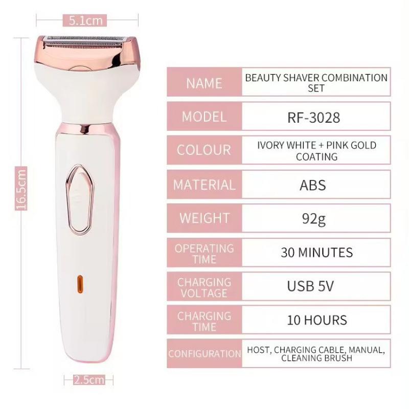 Women's Electric All-in-One Trimmer & Shaver for Underarm and Bikini Care