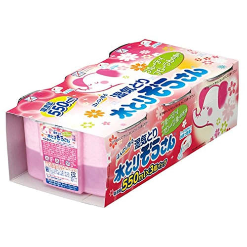 

[Case Sale] Water Absorbing Elephant Scented Water, 550ml, 3-Pack x 15 Sets (45 Packs Total), Fruity Floral Scent