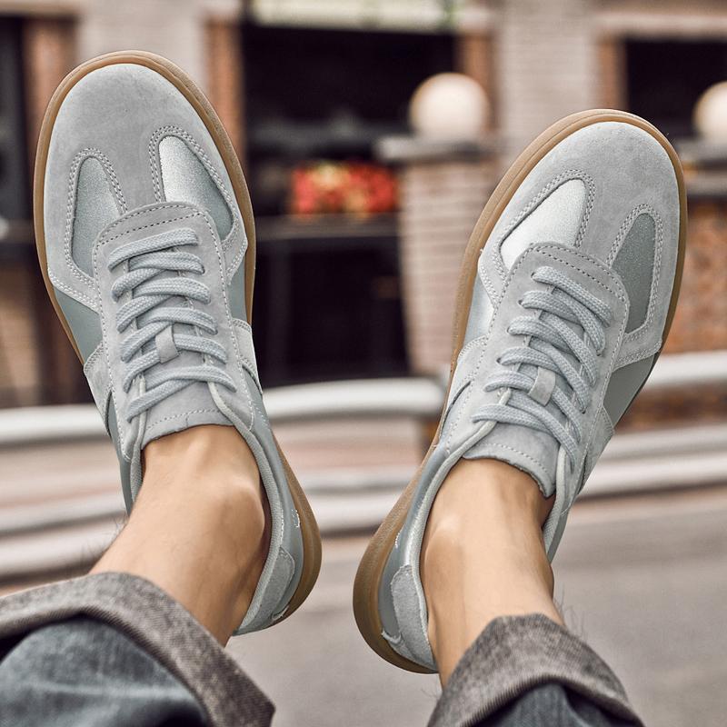 High Quality Oxford Breathable Outdoor Flats Sneakers Shoe Handmade Soft Sole Casual Comfortable and Fashionable Walking Shoes