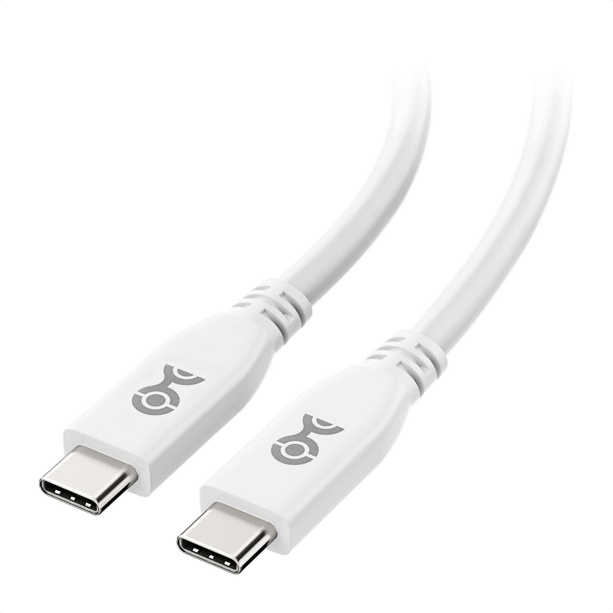 

Кабель USB4 40 Гбит/с Cable Matters 240 Вт 40 Гбит/с USB Дисплей Thunderbolt Совместимый с и Surface Pro Белый - 0,8 м, [Видео 8K@60 Гц / 4K@240 Гц, Зарядка, белый