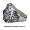 Adjustable Openable Finger Ring Antique Opening Ring Unique Gawu Box Ring  Storage Container