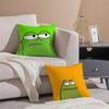 cute frog Cushion Cover Throw Pillow Cover Hidden Button Durable Polyester Chair Cushion
