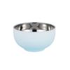 304 Stainless Steel Candy-Colored Kids Rice Bowl Heat-Resistant Soup Bowl  School Canteen