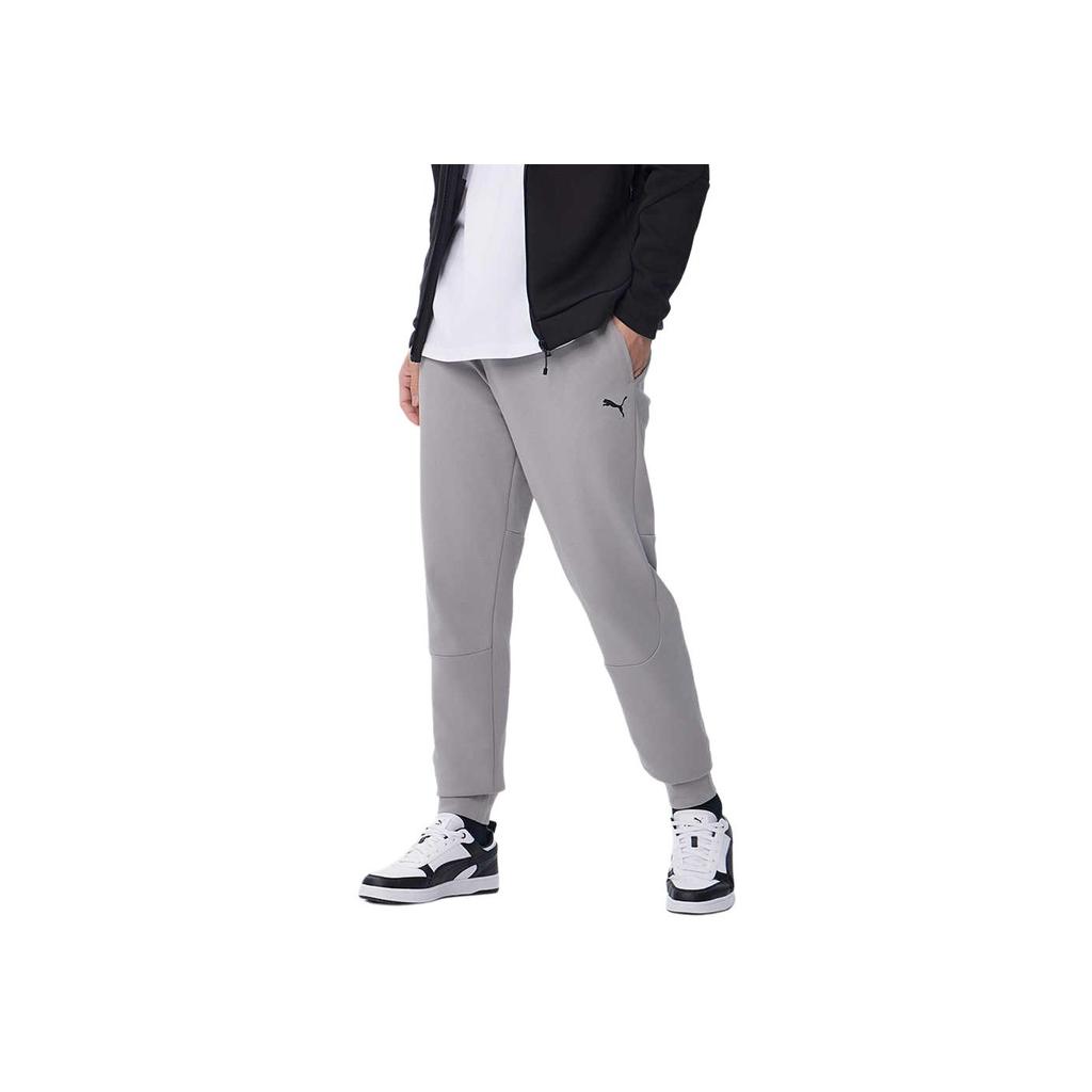 New PUMA SS25 Knitted Sports Pants Men's Gray 678381-14