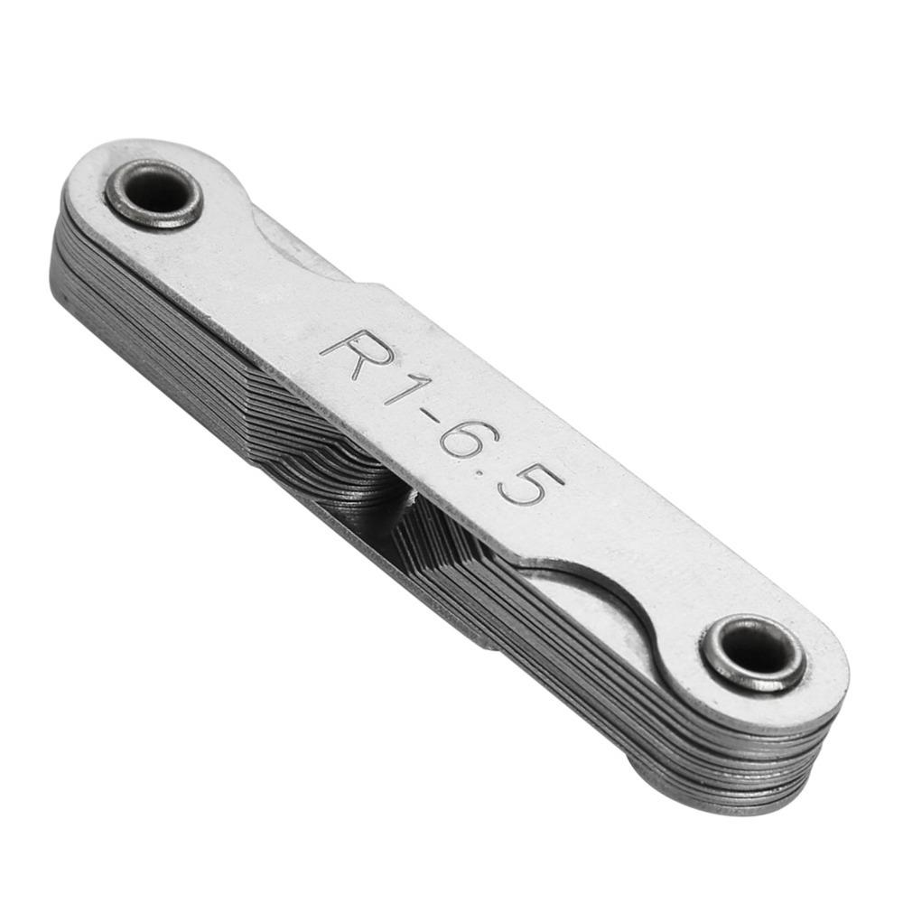 Stainless Steel Stainless Steel Gauge R1-6.5MM Measuring Tool Radius Fillet Gauge Die Makers