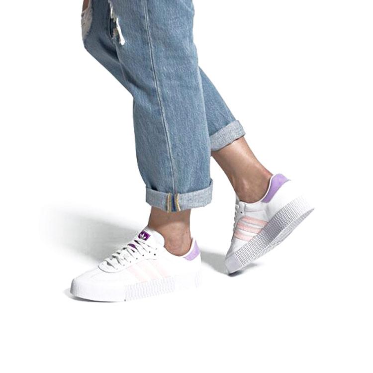 Adidas Sambarose 'White Pink Purple' Women's FX8103