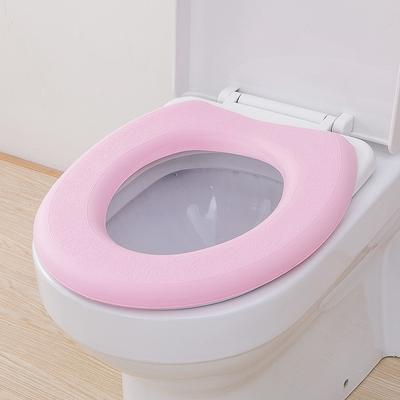 Toilet Mat Plush Soft Toilet Seat Cover Bathroom Toilet Cushion WashableMat E