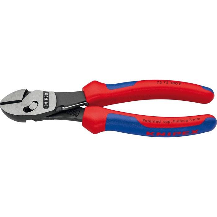 Knipex 7372-180F TwinForce Pliers with Spring, Black
