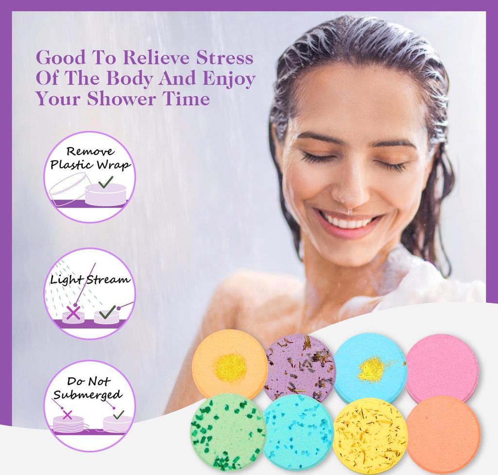 Esclusiva transfrontaliera: Palline di Sali da Bagno Aromatici con Oli Essenziali e Fiori Secchi - 30g, Scatola Regalo da 8 Pezzi