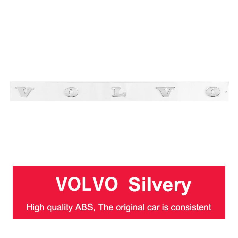 Volvo Logo Buchstabenabzeichen Auto Kofferraum ABS Aufkleber Volvo XC90 V90 V60 XC60 V40 EC40 EX40 S80 S60 S90 C40 XC40 V70 XC70 C30 C70