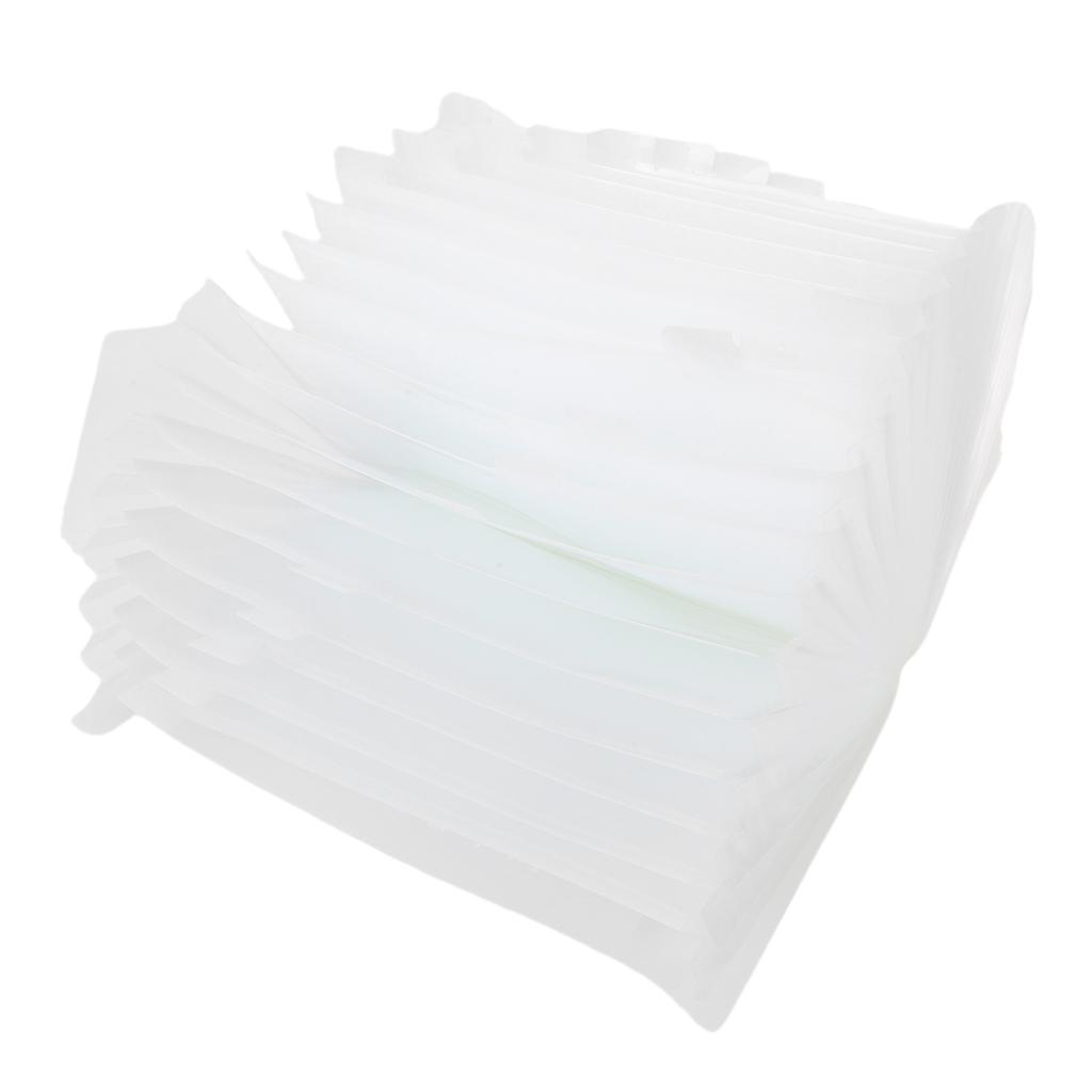 Accordion File Organizer with Labels 25 Pockets Large Capacity A4 Letter Document Storage Folder for Home School Office