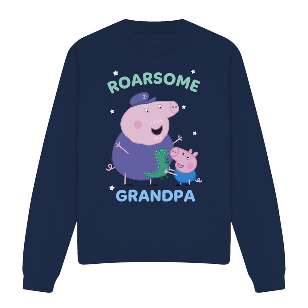 Peppa Pig Unisex Adult Roarsome Grandpa Pig Sweatshirt