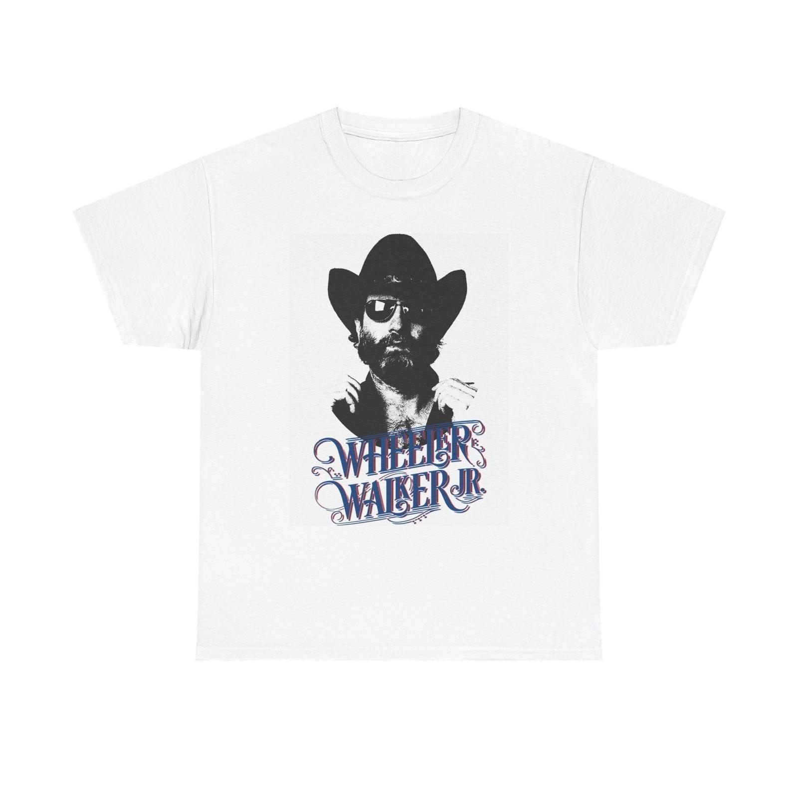 Wheeler Walker Jr Funny Graphic T Shirt Country Music Unisex Heavy Cotton Tee S