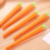 Funny Carrot 0.5mm Black Gel Ink Writing Pen Office School Supply Creative Gift