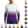 Men's Long Sleeve UPF50+ Sun Protection Shirt Lightweight Breathable Quick Dry Outdoor Casual Loose Fit Summer T-Shirt