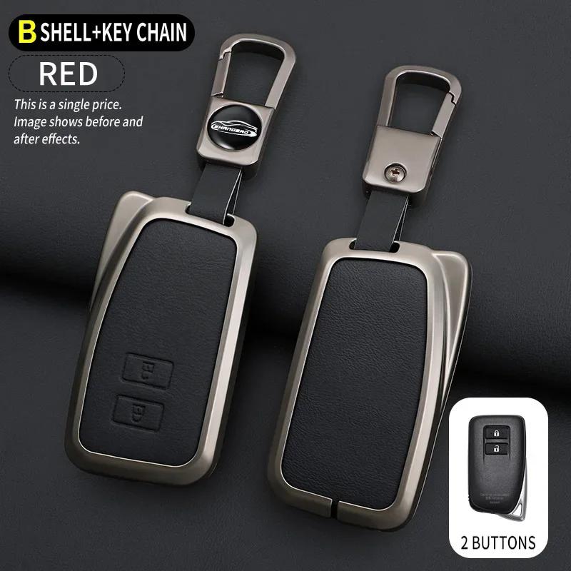 Alloy Auto Key Fob Case Cover Fit For Lexus Nx Gs Rx Is Es Gx Lx Rc 200 250 350 Ls 450H 300H Key Fob Automotive Cover Key Ring Keyring Auto