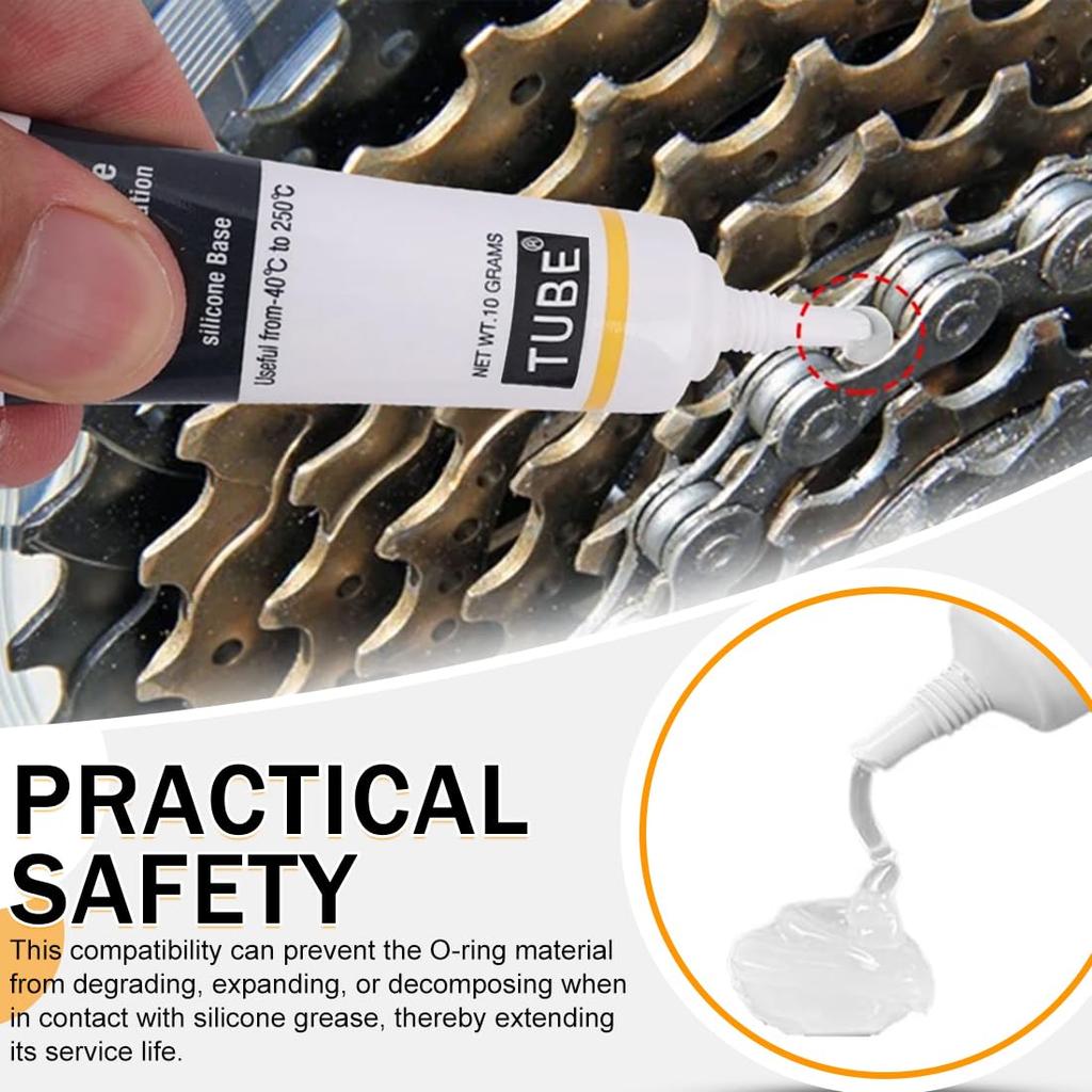 Silicone Grease ORing Grease Waterproof Seal Ring Lubricant for Coffee Machine Bathroom Equipment High Low Temperature Resistant