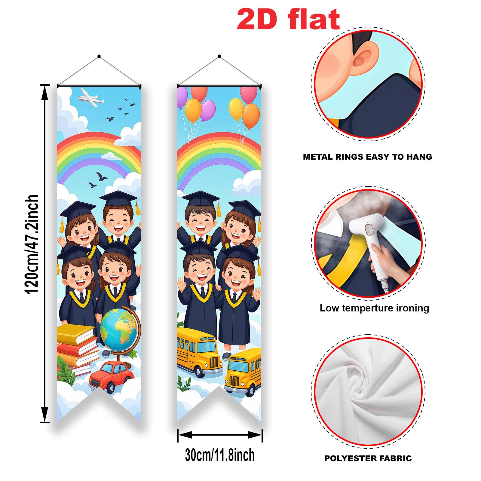 Баннер-приветствие «Снова в школу» JIT для украшения класса 30*120CM