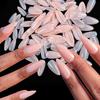 120pcs/box Glossy Light Pink False Nails Medium Almond Press on Nails False Acrylic Full Cover Fake Nail Tips Fingernail Decora
