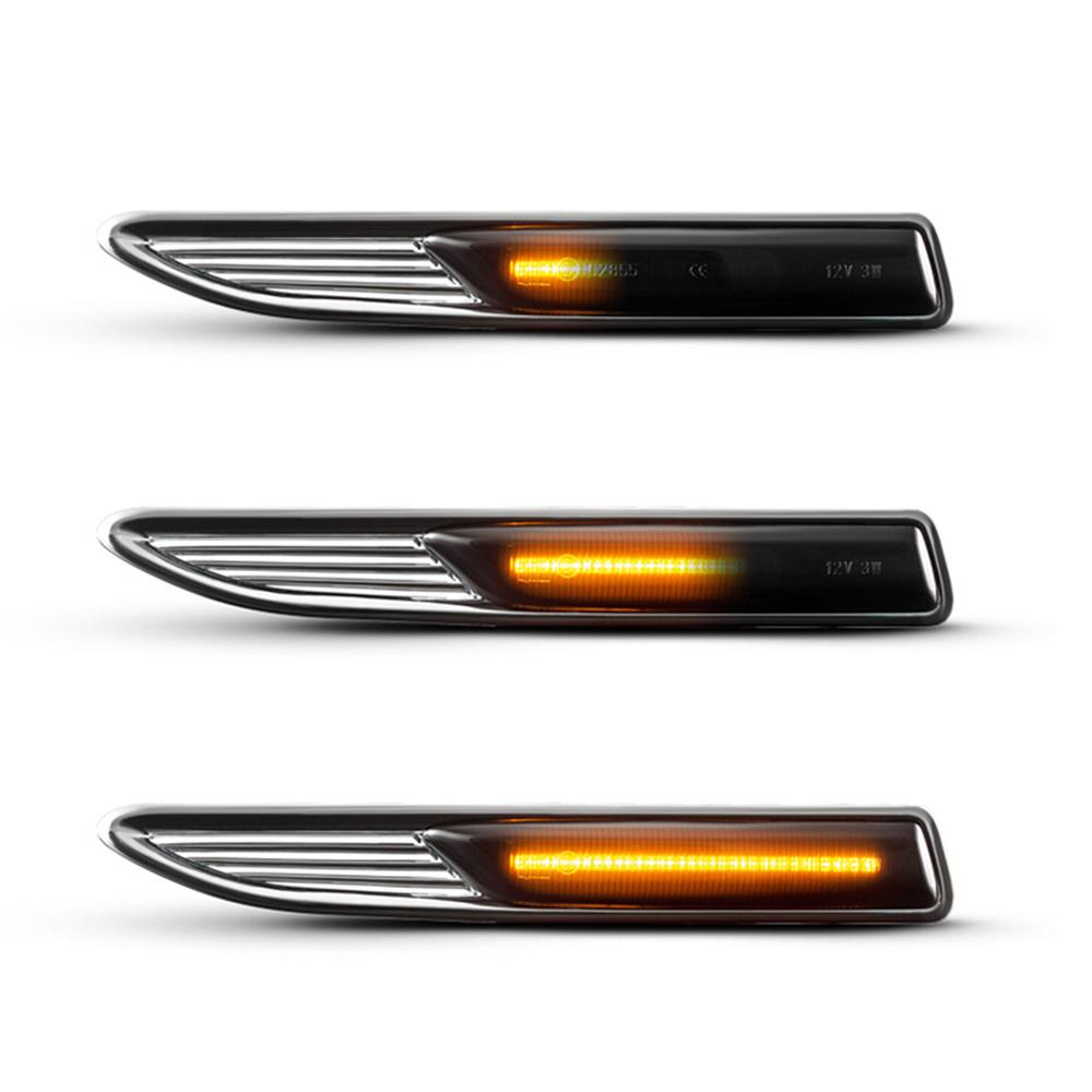 2pcs Led Dynamic Side Marker Turn Signal Indicator Light For Ford Mondeo MK4 | T