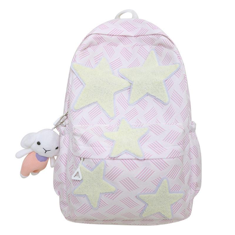 Schoolbag Wholesale Japanese Ins Schoolbag Large Capacity Embroidery Junior High School Backpack High School Commuter Backpack Ins Wind