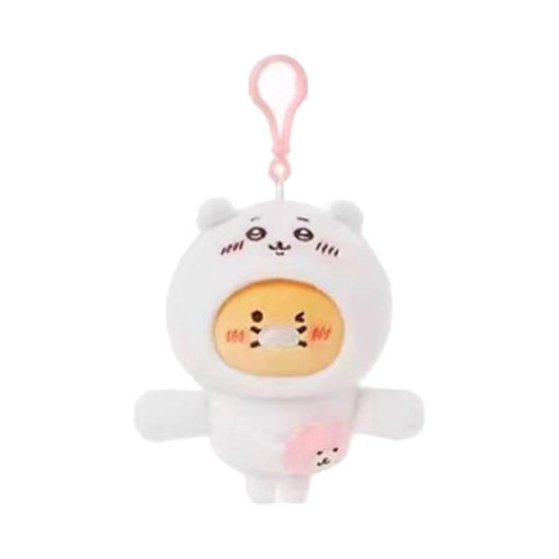 Chiikawa Hachiware Adorable Character Plush Keyring With Magnet For School Bag