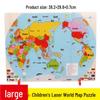3D Wooden Map Puzzle: Enlightenment Edition for Children 10+ Years - Early Education Toy