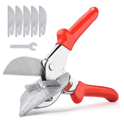 Miter Cutter 45 To 135 Degree Multi Angle Miter Shear Cutter Soft Wood Cutter Adjustable Trunking Miter Trim Cutter Cutting Hand Tool for Cutting Mold