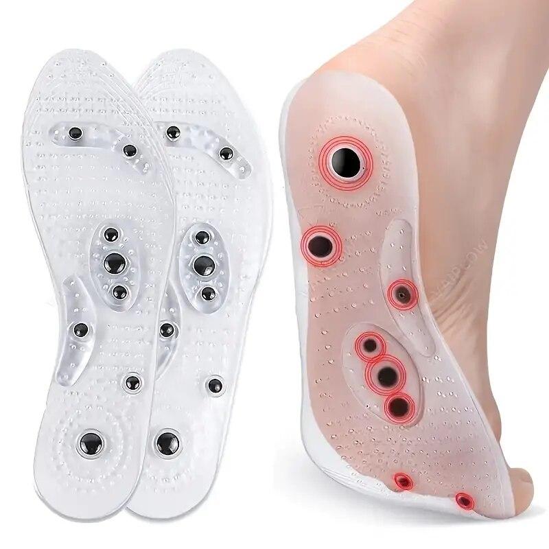 thumbnail image 2 of Magnetic Insoles For Men And Women,Foot Massage Shoe Inserts With Arch Support,Bring A Comfortable Experience, Non-Slip Cushioning And All-Day Comfort (Black, M/8-11 2 of 10