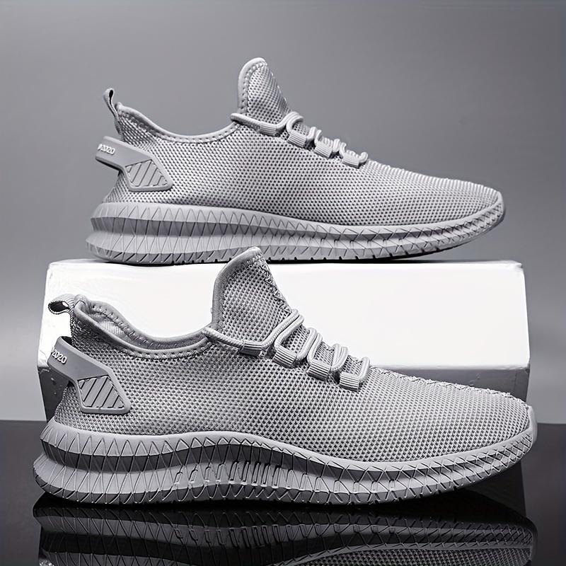 2025 New Comfortable Men's Slip-On Skate Shoes  Breathable Mesh Upper Low-Profile Design Rubber Sole and Easy Slip-On Style