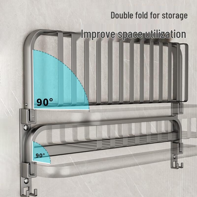 Aige No-Drill Bathroom Towel Rack