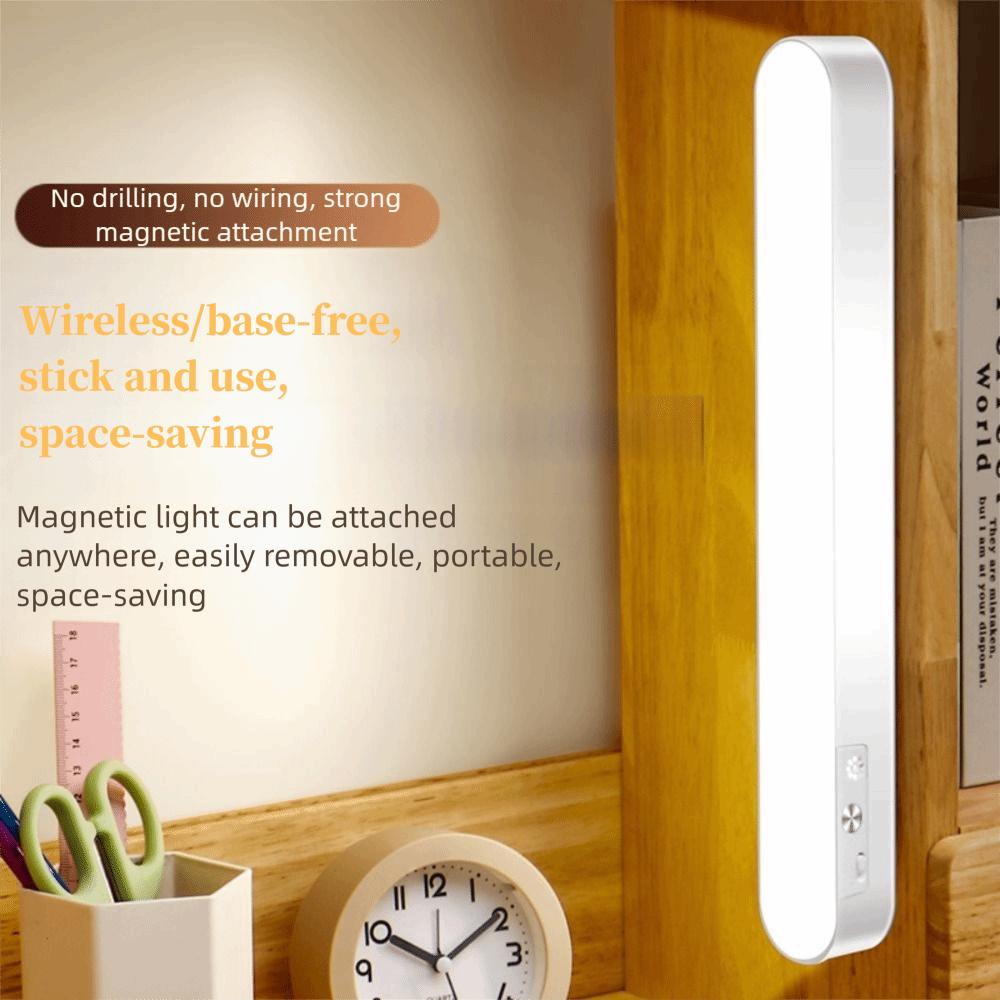 28cm Magnetic LED Lighting Remote Control Dimming Function Touch Control Lamp Rechargeable Eye-care Table Lamp