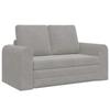 Grey Sleeper Sofa 148 X 71 X 83 Cm Velvet