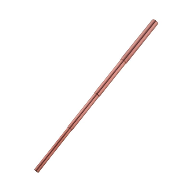 4 Stage Adjustable Length Extendable Straw Brush Stainless Steel Body Easy Storage Design Cleaning Tool For Kitchen