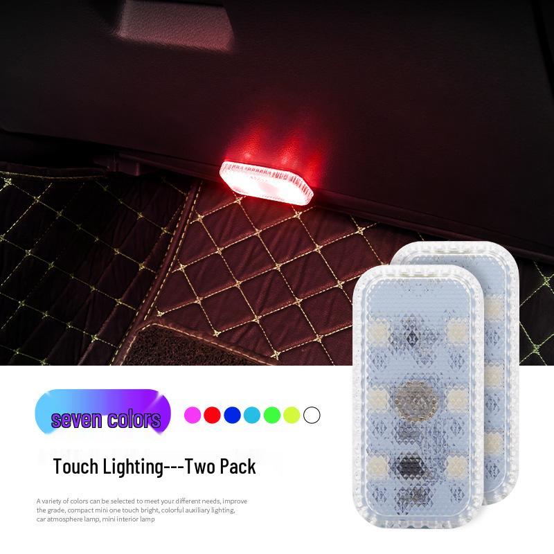 LED Wireless Rechargeable Car Atmosphere Touch Sensor Light