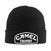 Camel Trophy Knitted Hat Womens Mens Beanie Winter Hats Acrylic Vehicle Logo Warm Melon Cap
