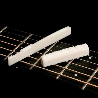 Klassische Folk-Gitarrenbrücke, Sattel & Saitenstifte Set für Martin/Yamaha
