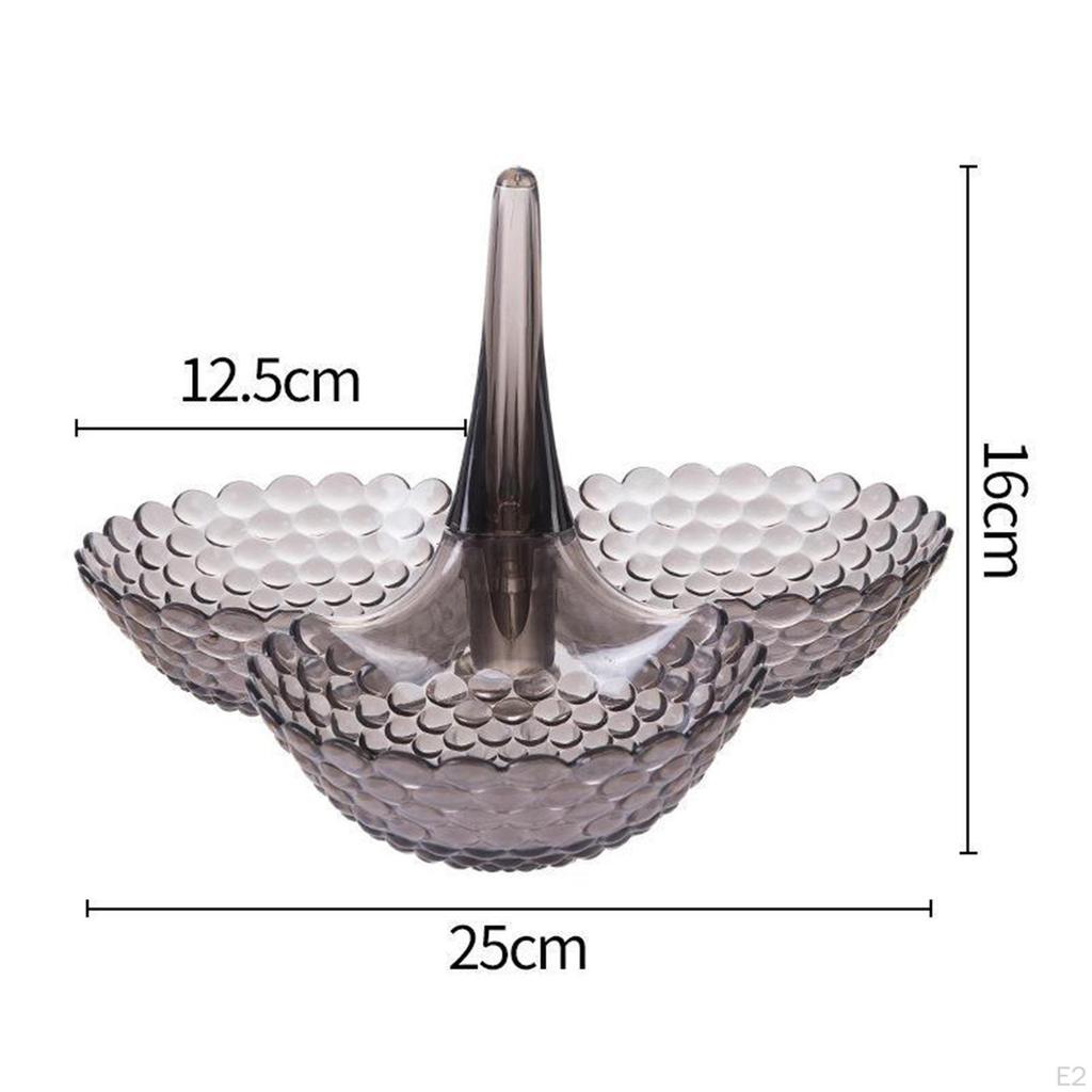 Plate Dried Fruit Snacks Platter Bowl Tray Organizer