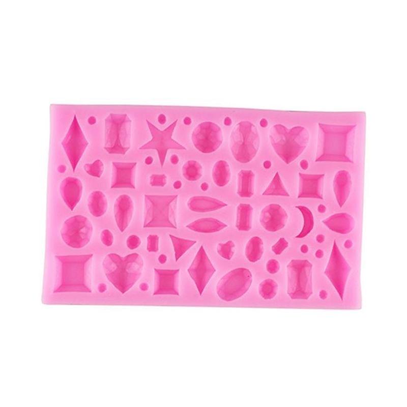 Gemstone Shape Fondant Cake Decorating Sugarcraft Mould Mold