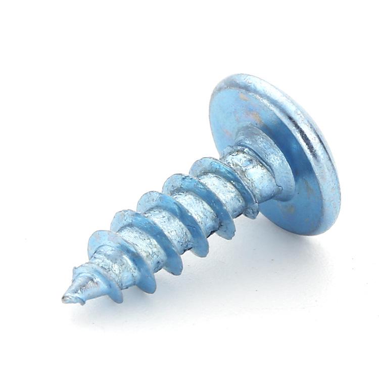 Shanghai Self-Tapping Blue Zinc-Plated Mushroom Head Phillips Wood Screw